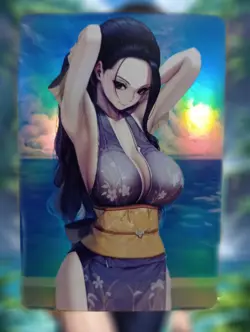 Nico Robin One Piece Anime Bikini Sexy Goddess Waifu Card - Image 1