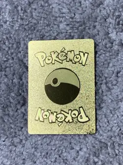 Pokemon Mewtwo EX HP170 X Ball Gold Foil Fan Art Card - Image 2