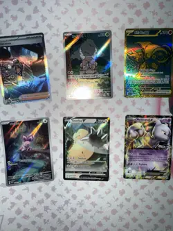 Pokemon TCG Card Lot of 6 Cards Illustration Rare EX V Gold Lot IR + SIR - Image 1