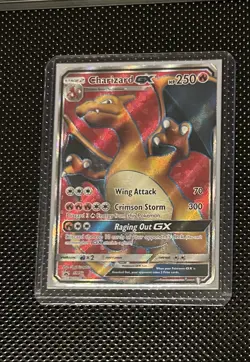 Pokemon TCG Charizard GX Full Art Holo Card SM60-SM Promos - Image 1