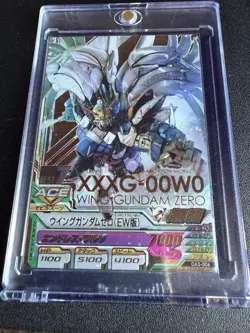 Gundam Try Age card OA3-006 Wing Gundam Zero Endless Waltz FOIL OOP Rare 7 - Image 1