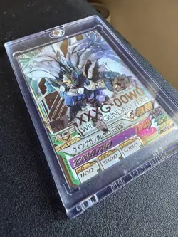 Gundam Try Age card OA3-006 Wing Gundam Zero Endless Waltz FOIL OOP Rare 7 - Image 3