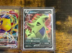 Pokemon Ultra Rare Lot 6 Cards! V, VMAX & ex Bundle - Pikachu, Tyranitar, Zacian - Image 4