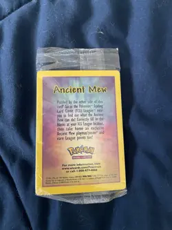 Ancient Mew Promo Holo Rare Pokemon TCG Card 1999/2000 SEALED UNOPENED - Image 1