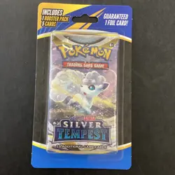 Pokemon TCG Silver Tempest Booster Pack + 5 Cards, One Foil Card Guaranteed - Image 1