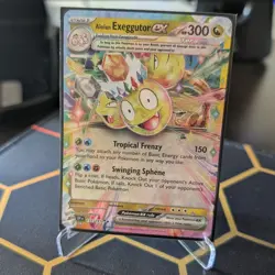 Pokemon TCG Alolan Exeggutor ex 133/191 Double Rare Card SSP NM - Image 1