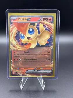 Victini ex 142 Sv: Scarlet & Violet Promo Cards Holo Rare Pokemon TCG NM - Image 1
