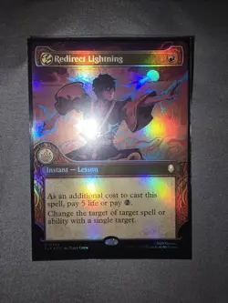 Redirect Lightning (Showcase) Avatar: The Last Airbender Foil - Image 1