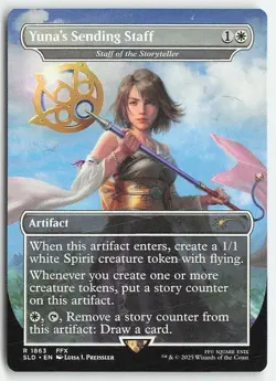 Yuna's Sending Staff (Storyteller) - Secret Lair x FINAL FANTASY ENG NM - Image 1