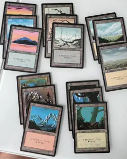 Fourth Edition Black Border Japanese Beta Basic Land Set Fbb Mint Nm Mtg Basics - Image 1