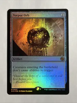 Torpor Orb Outlaws of Thunder Junction: the Big Score Foil MTG - Image 1