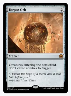 Torpor Orb Outlaws of Thunder Junction: the Big Score Foil - Image 1