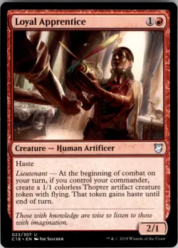 Loyal Apprentice Commander 2018 (C18), Uncommon, English - Image 1