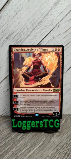 MTG Chandra, Acolyte of Flame / M20 126/280 R NM - Image 1