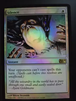 Silence NM/VLP FOIL Core Set 2010 M10 MTG - Image 1