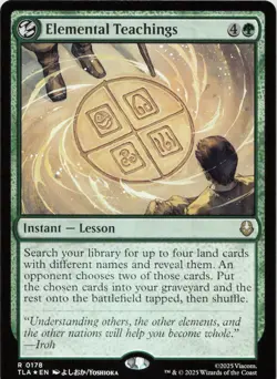 Elemental Teachings - FOIL - R Avatar: The Last Airbender 178 - MTG - Image 1