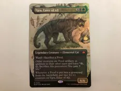 MTG Bloomburrow YGRA, EATER OF ALL Borderless Foil LP (3136) Graded Power - Image 1