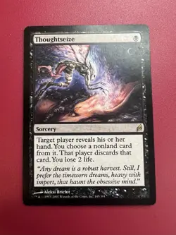 *** Thoughtseize *** Lorwyn LP MTG English - Image 1