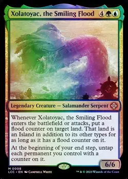 Xolatoyac, the Smiling Flood Commander: The Lost Caverns of Ixalan NM MTG Foil - Image 1