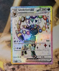 Pokemon TCG; Umbreon & Espeon Black Star Promo SVP175 SVP176 Figure Collection - Image 4