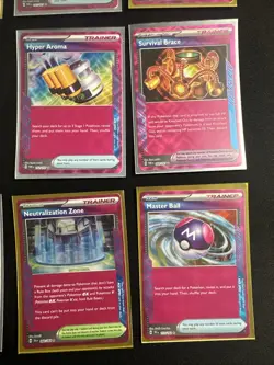 Pokemon Full Art Trainer Tool Stadium Item Rare Lot of 16 Cards TCG Holo English - Image 3