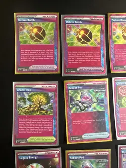 Pokemon Full Art Trainer Tool Stadium Item Rare Lot of 16 Cards TCG Holo English - Image 5