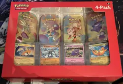 Scarlet & Violet 151 Mini Tins 4 Pack SAMS CLUB SEALED Pokemon TCG - Image 1