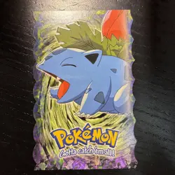 Pokemon Topps Ivysaur Die Cut 2 of 12 BLUE LABEL - Image 1