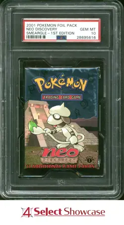 2001 POKEMON NEO DISCOVERY 1ST EDITION SMEARGLE FOIL PACK PSA 10 - Image 1