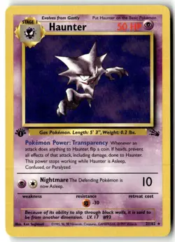 Pick Your Own EX+/NM FOSSIL 1ST EDITION VINTAGE WOTC POKEMON TCG SINGLES - Image 5