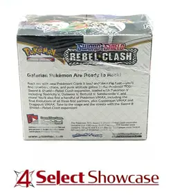 POKEMON TCG: SWORD & SHIELD REBEL CLASH 36-PACK BOOSTER BOX FACTORY SEALED - Image 3