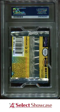 1999 POKEMON BASE SET BLASTOISE FOIL PACK TRIANGLE ERROR PSA 10 - Image 2