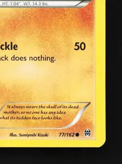 Cubone 77/162 LP BREAKthrough English Pokemon Card TCG - Image 3