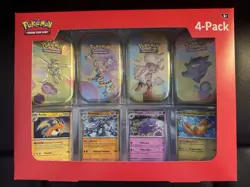 Pokemon TCG Scarlet and Violet 151 Mini Tins 4 Pack Factory Sealed - Image 1
