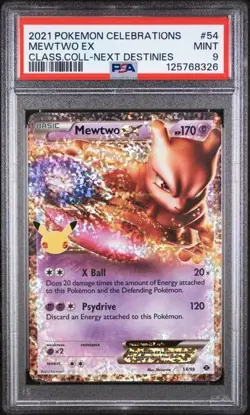 Mewtwo EX - 54/99 - Celebrations Classic Collection Pokemon - PSA 9 - Image 1