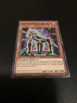 Yugioh! Gimmick Puppet Des Troy - LED5-EN041 - Common - 1st Edition Near Mint, E - Image 1