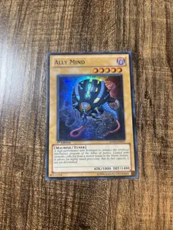 YuGioh Ally Mind NM (1st Ed.) HA02-EN017 Super Rare Card - Image 1