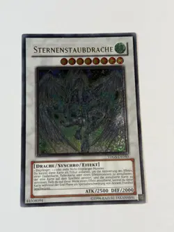 Yugioh GERMAN Stardust Dragon TDGS-EN040 DE040 Ultimate Rare Unlimited LP - Image 1