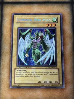 Elemental Hero Avian EHC1-EN001 Secret Rare Limited Edition Yugioh Minty - Image 1