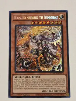 Dogmatika Fleurdelis, the Thunderbolt DOOD-EN026 Secret Rare Yugioh 1st Edition - Image 1