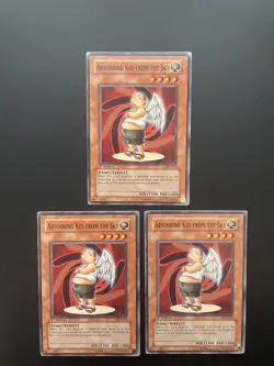 Yugioh Absorbing Kid From The Sky AST-072 Common 1st Edition LP/MP X3 - Image 1