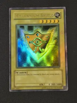 Yugioh Millennium Shield MP1-001 Max Faded Holobleed Misprint MP/LP - Image 1