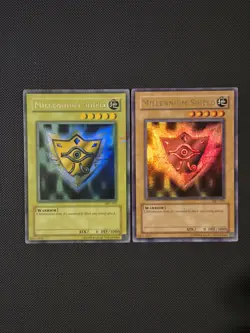 Yugioh Millennium Shield MP1-001 Max Faded Holobleed Misprint MP/LP - Image 4