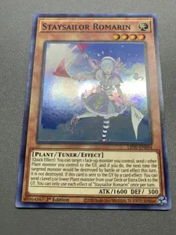 Yu-Gi-Oh! Staysailor Romarin Super Rare 1st Edition LIOV-EN094 LP - Image 1