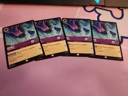 Diablo Obedient Raven 49/204 Playset 4 cards - Azurite Sea Lorcana - Image 1