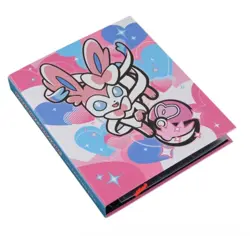 Pokemon Center Japan Official Card Collection File Binder Sylveon Hard Cover - Image 1