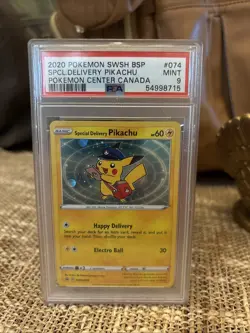 Special Delivery Pikachu SWSH074 SWSH: Sword & Shield Promo Cards Holo - Image 1