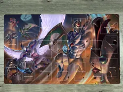 WVICM Playmat HERO Neos TCG CCG Avian & Stratos Trading Card Game Mat Mouse Pad - Image 1