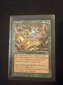 MTG: Aluren Card Tempest 1997 Magic The Gathering Rare MT/NM - Image 1
