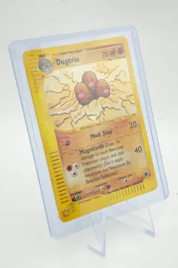 Dugtrio 10/165 Expedition Holo Rare w/ Swirl LP Vintage Pokemon Card 2002 MP ++ - Image 5